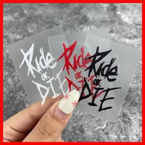 1PC 타고 또는 죽는 자전거 프레임 스티커 자전거 탑 튜브 MTB 자전거 장식 오토바이 액세서리에 대 한 방