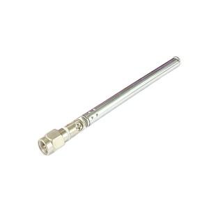 텔레스코픽 안테나 교체 호환   SMA 수 커넥터 라디오 TV용 DIY 총 300mm 10cm 5 섹션 1개