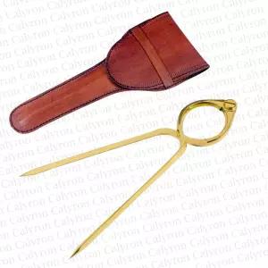 캘리론 내비게이션 원형 스트레이트 패턴 아티스트 솔리드 황동 분할기 드로잉 도구 전문가용 8인치 길이의