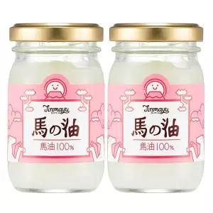 메온셀 일본 규슈산 진마유 100 마유크림 60mlx2개 / 말갈기 프리미엄 마유 수분크림 튼살 보습크림