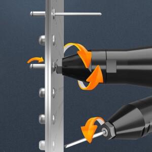 블랙 접이식 블라인드 리벳 알루미늄 범퍼 타입 레마차도라 부드러운 플라스틱  6x26x17.5mm