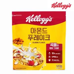 켈로그 아몬드 푸레이크 1200g x1개 대용량 시리얼 아침식사대용