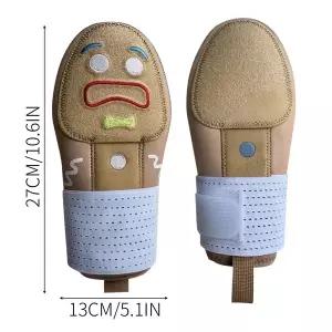 야구 슬라이딩 미트 슬라이딩 글러브 유소년 및 어린이용 왼손/오른손 옵션 간편 착탈 디자인으로 손 보호