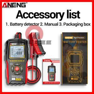 ANENG BT175 배터리 테스터 12V/24V 납산 배터리 내부 저항 전압 CCA 수명 모니터 자동차 오토바이용