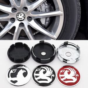 4pcs 3D Vauxhall 56mm 자동차 휠 센터 허브 캡 림 수리  배지 장식 스티커 엠 블 럼 액세서리