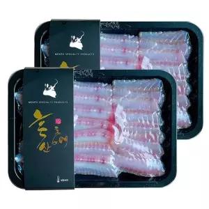 [NS홈쇼핑][백년수산] 흑산도 홍어 250g x 2팩 + 미니초장 2개[35127398]