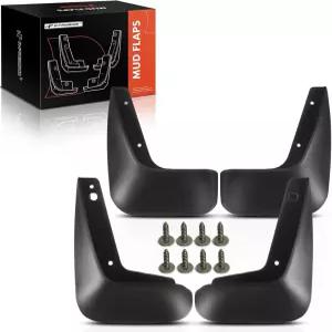 뷰익 라크로스 2005-2008 세단 블랙 컬러 전면 및 후면(운전석 조수석 측면)과 호환되는 하드웨어 키트