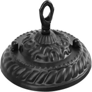 테호 레트로 빈티지 샹들리에 천장 캐노피 플레이트 후크가 달린 5.3인치 원형 펜던트 조명용 장식용 조명