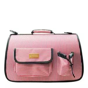 천국 스포츠 이동가방 줄무늬핑크L