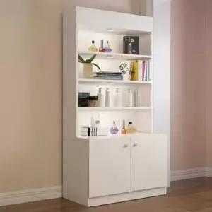 미용실 제품장 화장품 화이트 서랍장 염색약 보관함 대