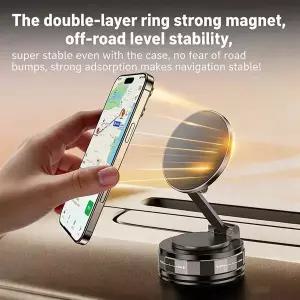 호환 자동차용 자석 거치대 다기능 진공 흡착 확장 및 접이식 360도  회전식 내비게이션 스탠드 받침대