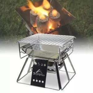 JT 캠핑 1인용 미니화로대 야외 백패킹 소형 숯불그릴