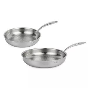 하나빌라 아우로 AURO 프라이팬 IH 통5중 스텐304 24cm