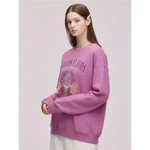[써스데이아일랜드]플라워 아트워크 스웨트셔츠 T242MST133W _P416666492