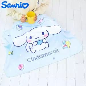 [보리보리/어린숨]산리오 무릎 캠핑 담요 호피 시나모롤 쿠로미 학교 블랭킷 차량용