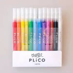[핫트랙스]플리코 얇은 아크릴펜 마카펜 마카 펜 라인펜 세트