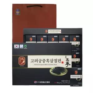 고려 궁중 흑삼 절편 15gx10개x1박스 부모님 어르신 선생님 첫인사 답례품 건강 명절 선물