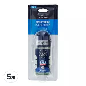 니베아 맨 남자관리템 쿨킥 롤온 데오드란트 50ml 5개