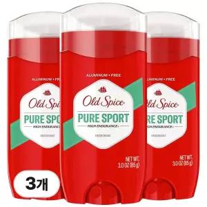올드스파이스 하이 남자관리템 인듀어런스 퓨어 스포츠 남성 데오드란트 85g 3개