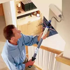 페인트롤러 대형 조절 벽지 도배벽지 장대 리폼