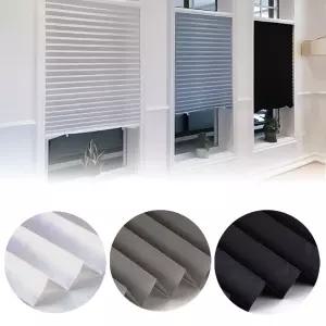 햇빛 커튼 창문 차단 주름 접착식 원룸 암막 셀프 사무실 블라인드 [fFHNQZO]