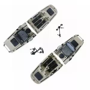 분리형 피싱카약 낚시배 루어낚시 2인용 레져 페달형