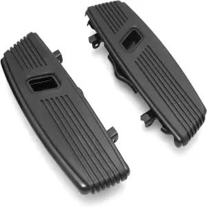 카후나 리어 조수석 발판 할리 투어링 고무 바닥판 로드 스트리트 일렉트라 글라이드 킹 1993-2025 (블랙 -