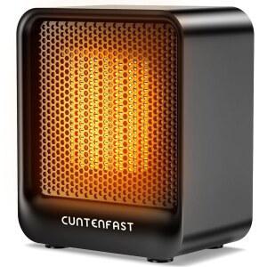 전기 공간 히터, 사무실용 경량 PTC 세라믹 고속 난방 책상 사무실 책상, 캠핑, 실내 사용을 위한 과열 방지 기능이 있는 욕실 휴대용 미니 개인용 히터