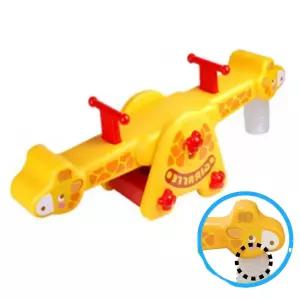 어린이집 실내용 혼자타는 스프링 기린 시소 시이소