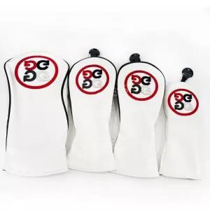 지포어 헤드커버 4피스세트 드라이버 3 5 유틸리티 화이트 남녀공용 골프용품