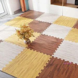 가디언블루 1세트 우드패턴 16개 EVA 조립매트 퍼즐매트tuv020