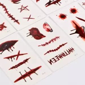 할로윈 패키지 타투 스티커 세트 코스프레 판박이 할로윈 타투 판박이