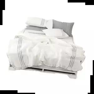 침구 바우 뱀부시어서커 이불패드세트KK 단품 2 color