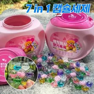 통돌이 드럼용 향기톡톡 세탁기 캡슐 실내건조 7in1 섬유유연제 세제