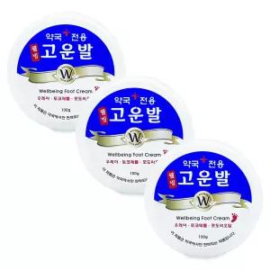 웰빙헬스팜 고운발 100g X 3개 우레아 풋크림 발각질 갈라짐 뒤꿈치 보습 크림