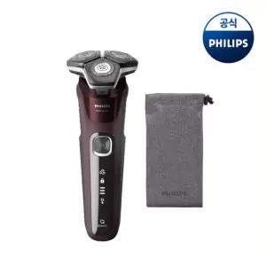 PHILIPS 필립스 SkinIQ 5000 시리즈 전기면도기 버건디 레드 S5881/12