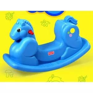 아기돌선물 흔들말 블루 남자아이장난감 말타기