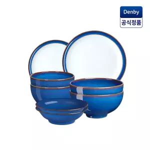 [롯데백화점]덴비 덴비 임페리얼 블루 2인 세트 8P