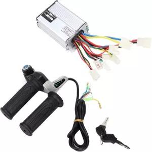 스피드 컨트롤러 스로틀 그립 키트 48V 1000W 78인치 액세서리 핸들바 포함 스쿠터용 키트전기 자전거 22mm