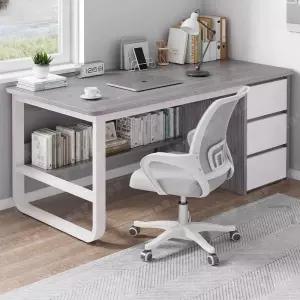 조립식 컴퓨터 책상 게이밍 타공판 공부 원목 데스크