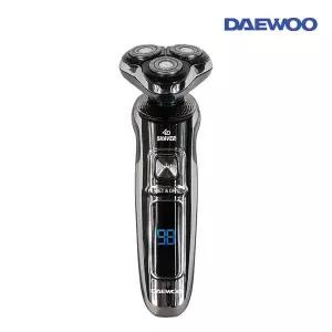 대우 3중 회전식 LED 전기 면도기 트리머 C타입 충전 건습식 방수 DES-KP8605