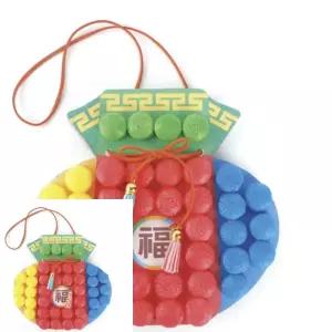 MF100 플레이콘복주머니카드 5인용 미술키트 미술놀이키트 만들기세트