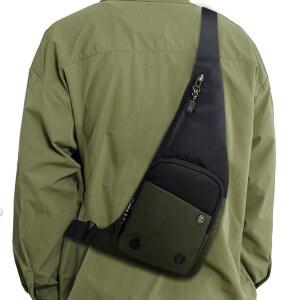 남성용 피스 슬링백 여성용 숄더백 백팩 스트랩 포켓 등산 캠핑 아웃도어용 가슴 가방