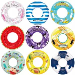 마이멜로디 산리오 폼폼푸린 이중튜브 짱구는못말려 물놀이 튜브