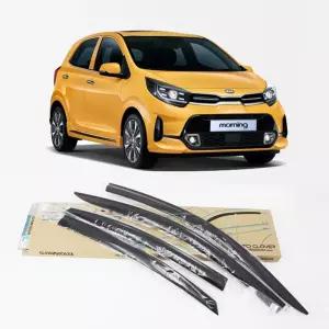 차량 환기 목적으로 설치하는 어반모닝JA 도어바이저자동차빗물막이 선저 내차꾸미기 신차꾸미기 바이져 썬