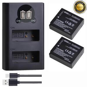 Leica BP-DC15 및 D-Lux(타입 109) 7 카메라용 Power Trust 배터리듀얼 충전기