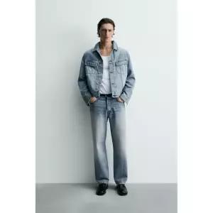 자라 JEANS RELAXED FIT LIMITED EDITION - 라이트 블루1017656