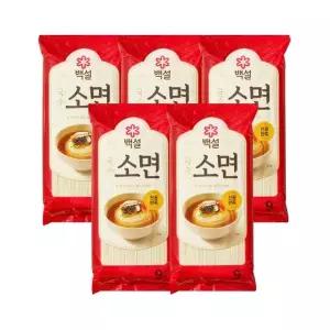 백설 중면 900g x5개