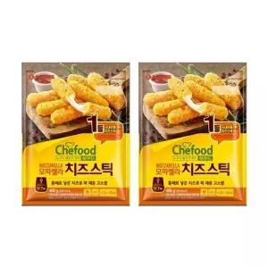 [롯데푸드]쉐푸드 모짜렐라 치즈스틱 400gx2개