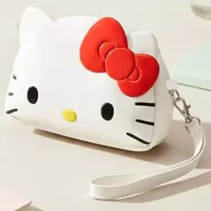 헬로키티 페이스 컬러풀 파우치 화이트 788469치 다용도치 지퍼치 캐릭터치 귀여운치 화장품치